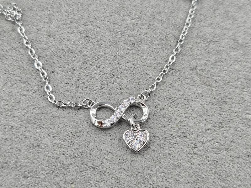 Кол'є Xuping 8*13 мм довжина 42+5 см родій