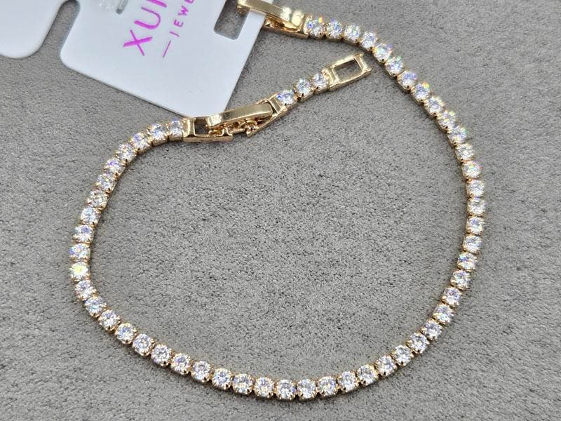 Браслет Xuping 2,5 мм довжина 17+2 см колір золото