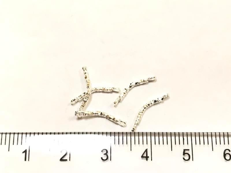 Разделитель 1,5см цвет серебро 20шт