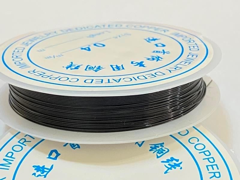 Проволока 0,4 мм 1 шт 9 м колір чорний