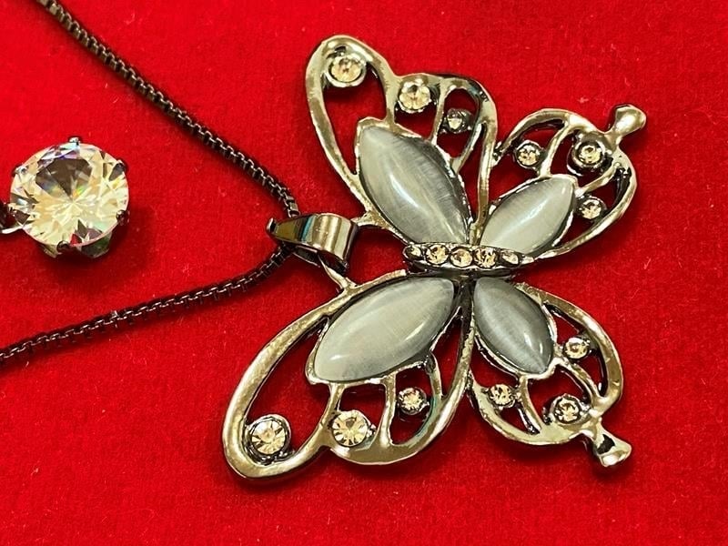 Кулон 2-ой 60 см+70 см цвет черный