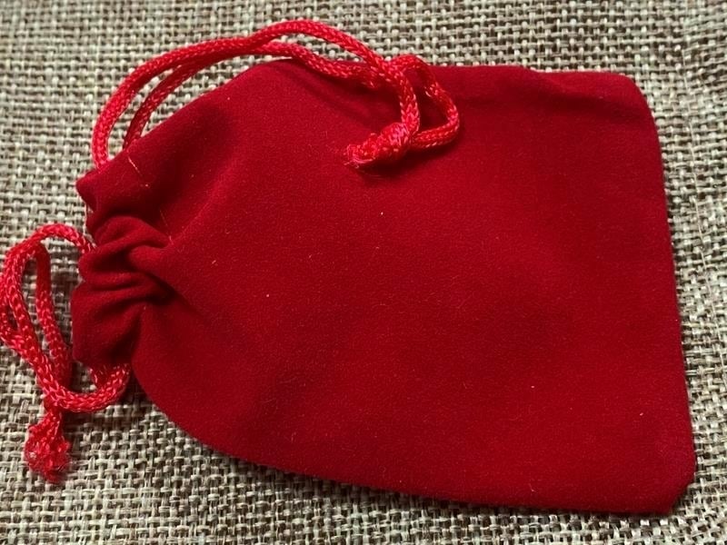 Мешочки бархат 7*9 см 50 шт красный