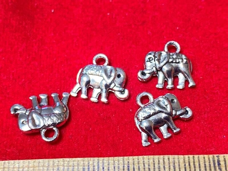 Підвіска слон 25 шт металічна